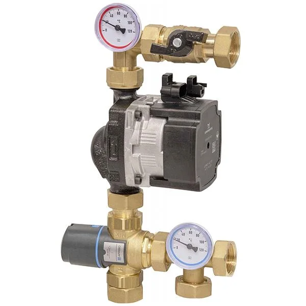 Смесительный модуль Afriso BTU 501 с клапаном АТМ, насосом Grundfos UPM3 Auto