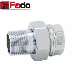 Згін американка пряма FADO Fit Chrome Ø 1/2" внутр.- зовн. різьба