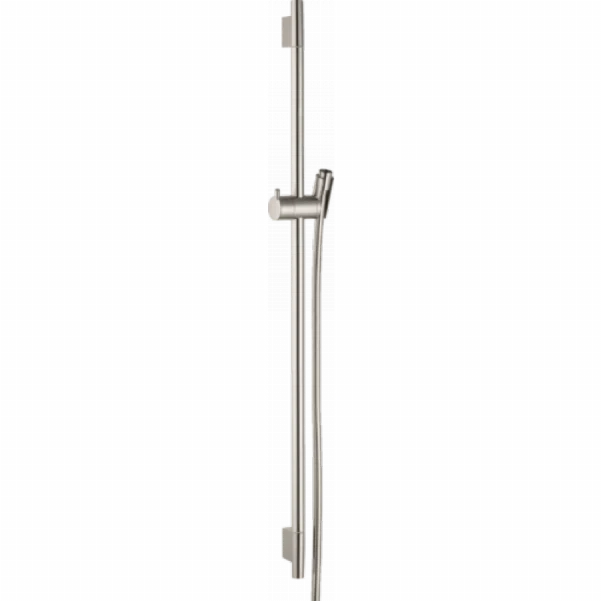 Штанга для душа Hansgrohe Unica S Puro 90 со шлангом, цвет: никель