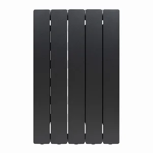 Радіатор алюмінієвий чорний Fondital Blitz Super B4 Black Coffee 350/100 мм, 16 атм (12 секцій)