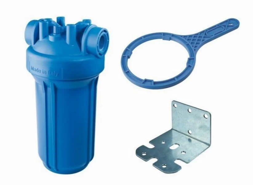 Фільтр магістральний Atlas DP BIG AB 1" IN 10" (блакитний) KIT