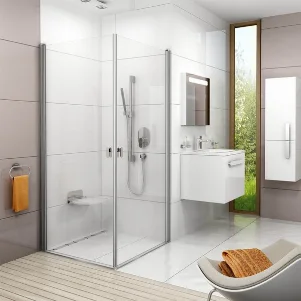 Душевая кабина Ravak Chrome CRV1-90 белый+Transparent