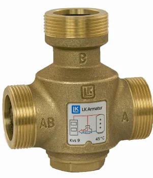 Клапан 3-ходовий LK 823 ThermoVar 1-1/2" 50 °С