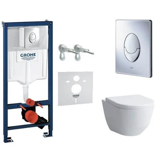 Инсталляция Grohe Rapid SL + унитаз Laufen Pro + сидение Slim (H8669530…1+38721001)