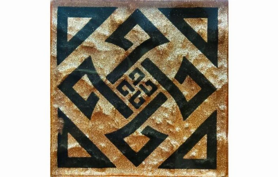 Вставка Tako GTР 73013 Gothic Brown Brocade S1 73х73х8 Kotto Ceramica