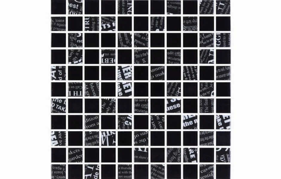 Мозаика GMP 0425049 С2 Print 45-Black 00 300x300x4 Kotto Ceramica