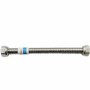 Шланг сильфонный для воды Fado Ø 3/4"×3/4" - 80 см, внутр.- внутр. резьба