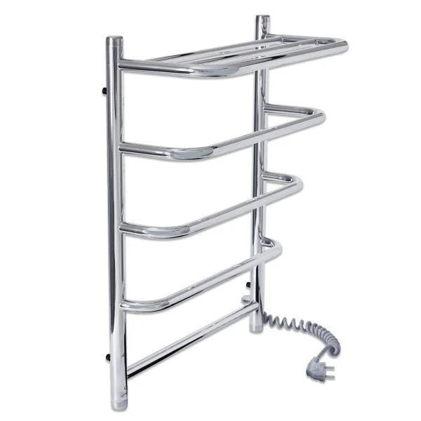 Полотенцесушитель Laris Стандарт Е П5 с полкой 500x660 подключение: правое