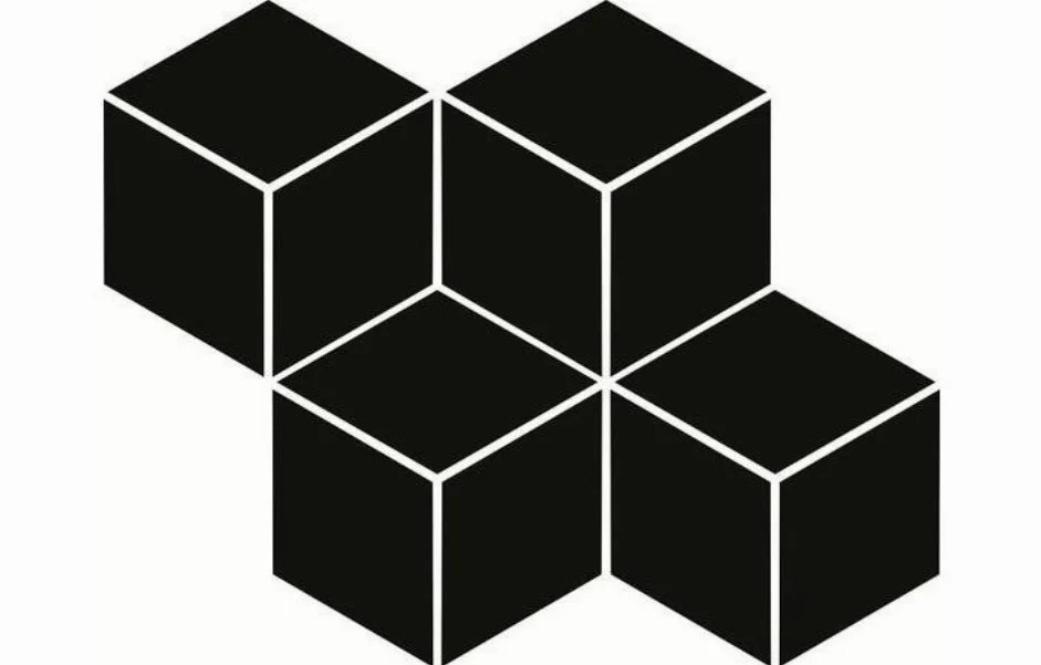 Мозаїка Moonlight Nero Romb Hexagon 204x238x6 Paradyz