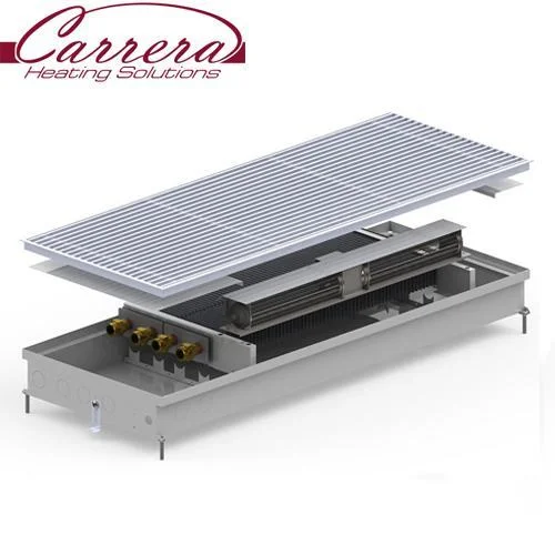 Конвектор внутрипольный Carrera SV 120 Inox 280×120×2750 мм