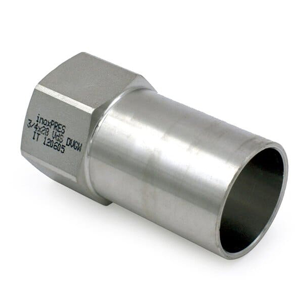Штуцер пресс нержавейка RM Inox PRES Ø 15×1/2" мм, внутренняя резьба