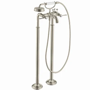 Змішувач настінний для ванни Axor Montreux, 2-х важільний, нікель