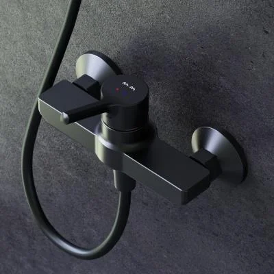 Смеситель для душа Am.Pm X-Joy S цвет: черный