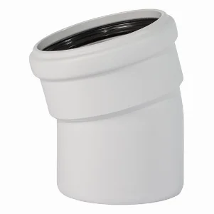 Коліно безшумне Ostendorf Skolan dB Ø 58x15°