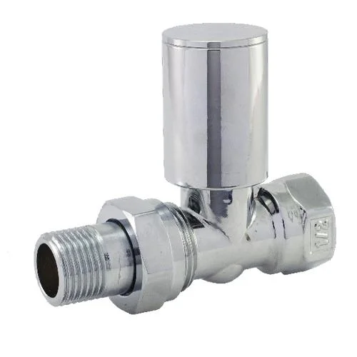 Кран радиаторный Fado New Chrome Ø 1/2" прямой верхний