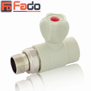 ППР Кран радиаторный прямой Fado Ø 20×1/2" прямой