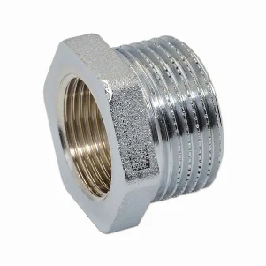 Футорка хромированная Pattaroni Ø 1/2"×1-1/2" внутр.- наруж. резьба