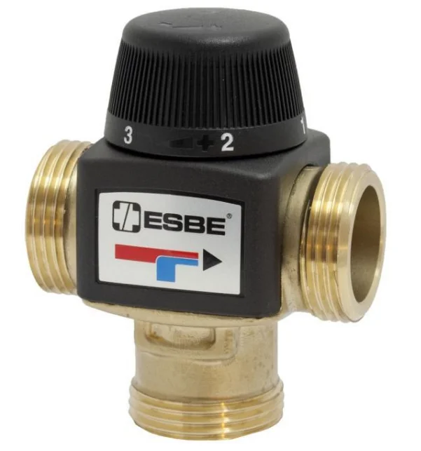 Термостатический клапан ESBE VTA372 1", наруж. резьба 20-55 °С, kvs=3,4 м3