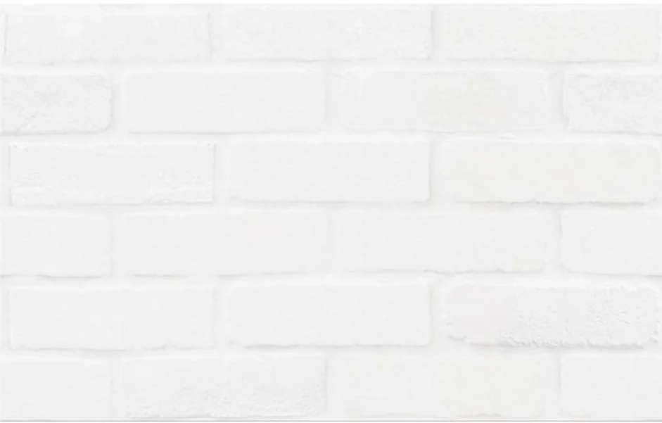 Плитка настенная White Bricks Structure 250x400x8,5 Cersanit