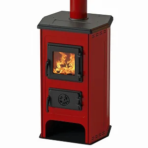 Печь-камин МBS Hit 11 кВт, цвет: красный