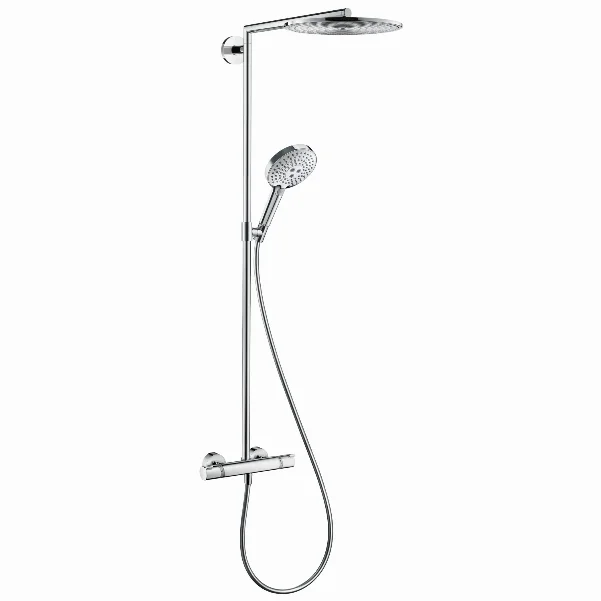 Душевая система с термостатом HANSGROHE Raindance Select 300 Air 1jet Showerpipe, хром