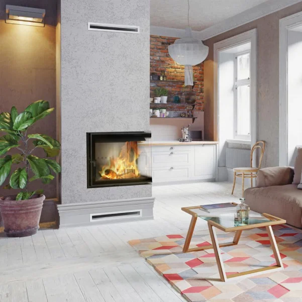 Камінна топка Kratki Lucy 12 Slim BS 8,0 кВт, права