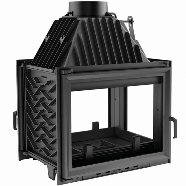 Камінна топка Kratki Zuzia 16 - 16,0 кВт, права - тунель