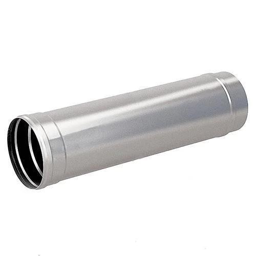 Труба димохідна нержавійка Ø 140 - 0,5 м (сталь 0,8 мм AISI)