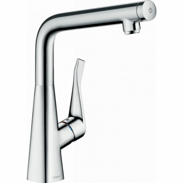 Смеситель Hansgrohe Metris Select M71 для кухонной мойки, хром 73810000