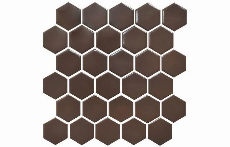 Мозаїка H 6005 Hexagon Coffee Brown 295x295x9 Kotto Ceramica
