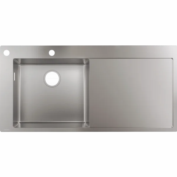 Мойка для кухни Hansgrohe S71 S718-F450, нержавеющая сталь 43332800