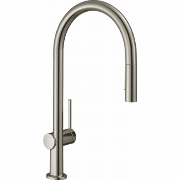 Смеситель Hansgrohe Talis M54 для кухонной мойки с выдвижным душем, под сталь 72800800