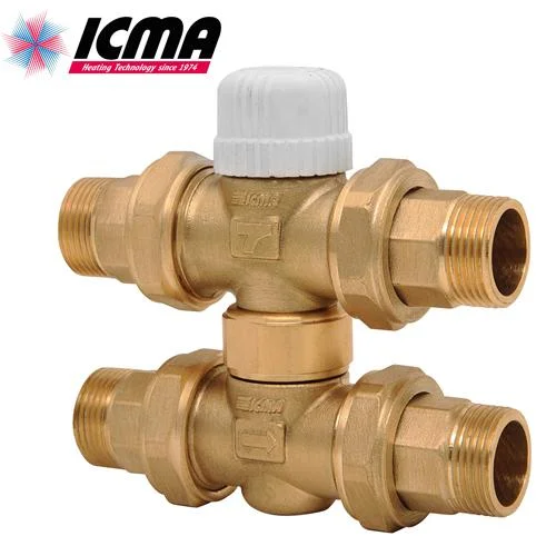 Вентиль зонный четырехходовой Icma Ø 1"