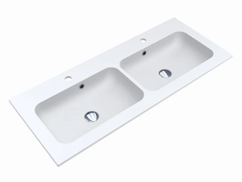 Умивальник подвійний Miraggio Della Matt 1101×451 мм