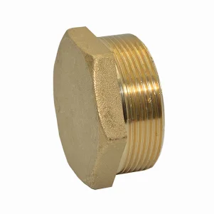 Заглушка латунна Pattaroni Ø 1-1/4" зовнішня різьба