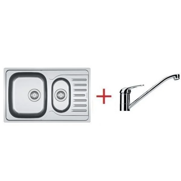 Мойка кухонная Franke Polar PXL 651-78 со смесителем Narew 35 Plus