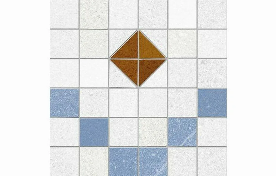 Декор Seine Tabarly-R 2 Azul RECT 200x200x8 Vives