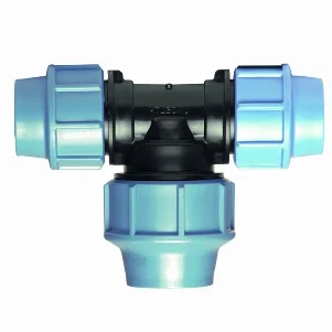 Тройник редукционный Unidelta PN16 PP-B Ø 20×25×20 мм