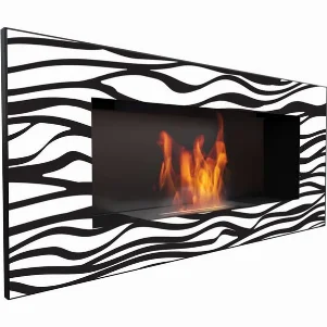 Биокамин Kratki DELTA2/CZARNY/ZEBRA