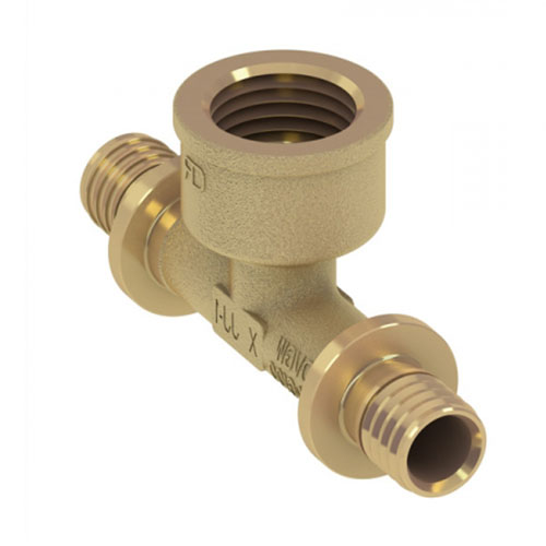 Тройник натяжной TECE flex Ø 25×1/2"×25 мм, внутренняя резьба