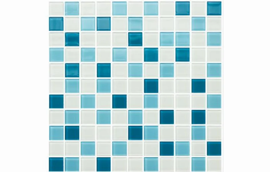 Мозаика GM 4039 C3 Cerulean M-Cerulean W-White 300x300x4 Kotto Ceramica