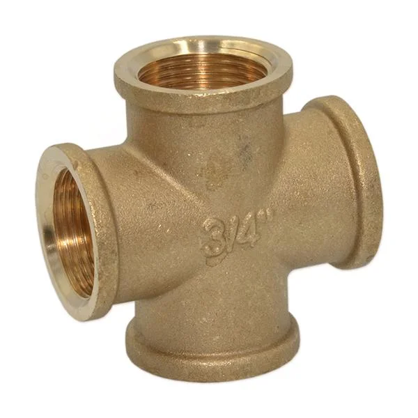 Крестовина латунная Pattaroni Ø 3/4" внутренняя резьба