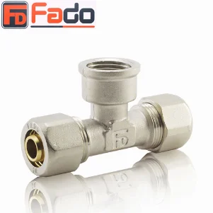 Тройник обжимной Fado Compress Ø 20×3/4"×20 внутренняя резьба
