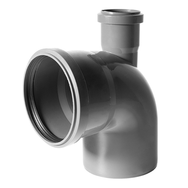 Колено канализационное Reiger Triple Safe Ø 110/87°×50/87° отвод вверх