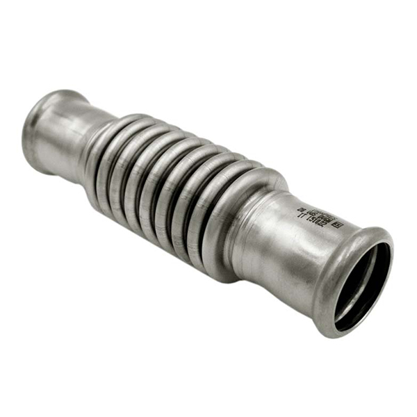 Компенсатор гофрированный пресс нержавейка RM Inox PRES PN10 Ø 15  L=139 мм