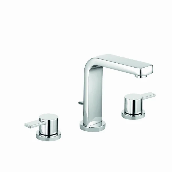 Змішувач Kludi Zenta 383930575 для раковини на три отвори, хром