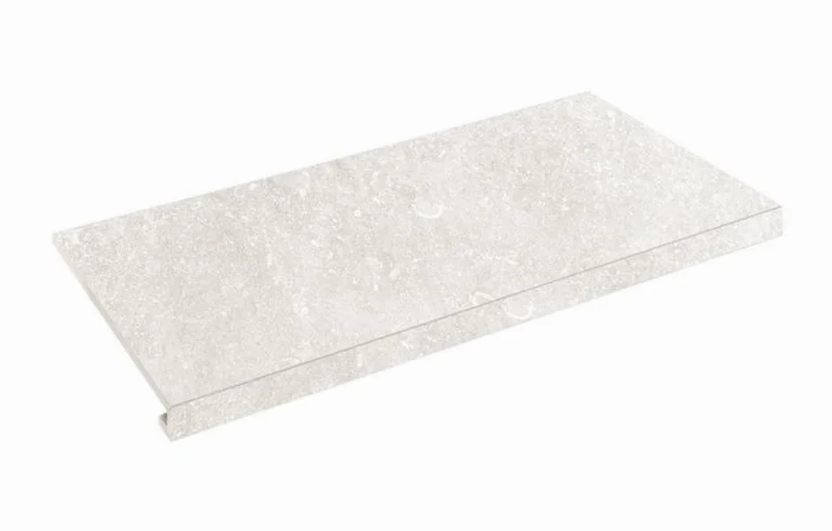 Ступень прямая с капиносом SZRXPZ1BRR CA'DI PIETRA Bianco 345-35x600x9,2 Zeus Ceramica