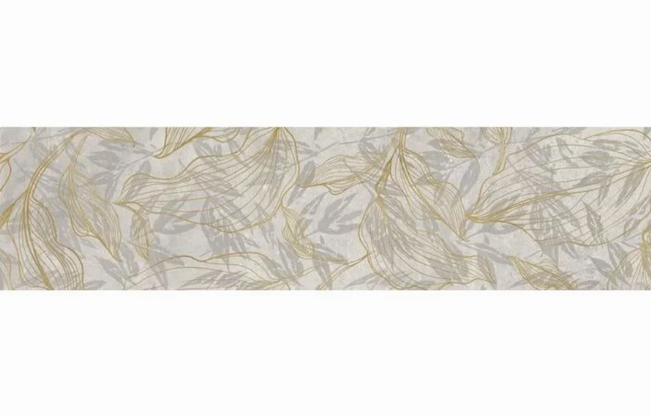 Плитка керамогранитная Softcement White Decor Flower POL 297x1197x8 Cerrad