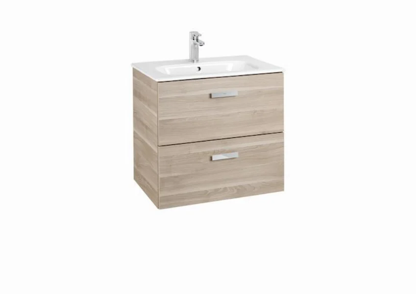 Тумба ROCA VICTORIA BASIC с умывальником 60 см, береза