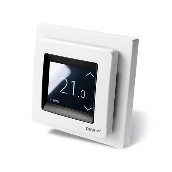 Терморегулятор DEVIreg Touch +5...+45 °С (сенсорсный белый)